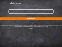 Tablet Screenshot of electro70.com